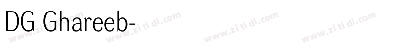 DG Ghareeb字体转换
